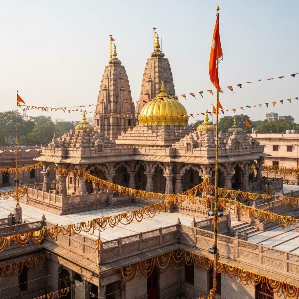 Temple spiritual ambience in Ayodhya near Ram Mandir (stay at Sri Janaki Mahal Trust)